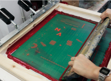 Silk stamp